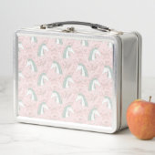 Lunch Box Motif floral doux de licorne (En situation)