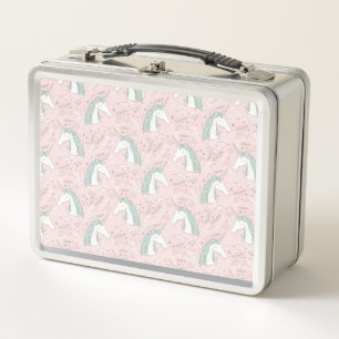 Lunch Box Motif floral doux de licorne