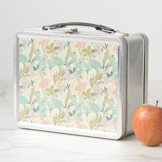 Lunch Box Motif floral moderne (En situation)