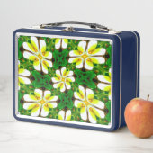 Lunch Box Motif frangipanier jaune (En situation)