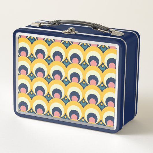 Lunch Box Motif géométrique de cercle (Devant)