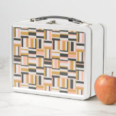 Lunch Box Motif géométrique de forme (En situation)