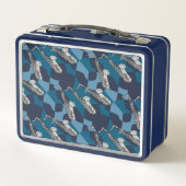 Lunch Box Motif gris saxophone (Dos)