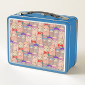 Lunch Box Motif habillé à la mode de lama (Dos)