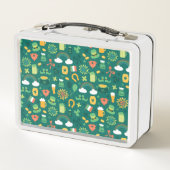 Lunch Box Motif irlandais mignon d'icône (Dos)
