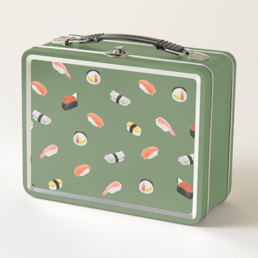 Lunch Box Motif japonais de sushi (Devant)