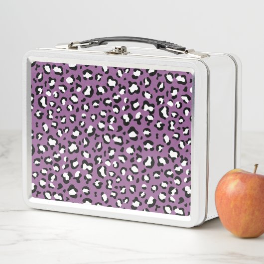 Lunch Box Motif léopard, Spots léopards, Leopard pourpre (En situation)