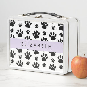 Lunch Box Motif mâle, Patrouilles de chien, Noir et Blanc, V