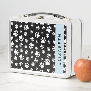 Lunch Box Motif mâle, Patrouilles de chien, Noir et Blanc, V