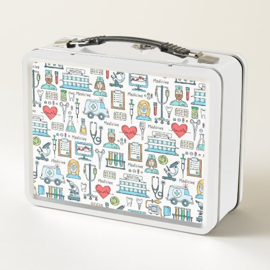 Lunch Box Motif Médicale de conception (Dos)