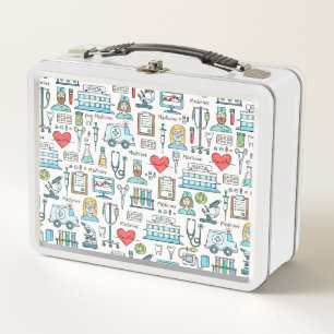 Lunch Box Motif Médicale de conception