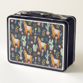 Lunch Box Motif mignon d'alpaga (Dos)