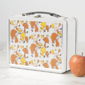 Lunch Box Motif nostalgique de champignons (En situation)