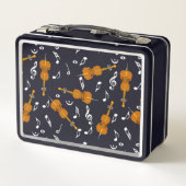 Lunch Box Motif note musique cello (Dos)