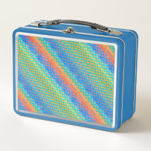 Lunch Box Motif numérique tissé Abstrait coloré