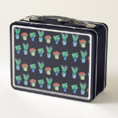 Lunch Box Motif original de conception plante aquarelle 1 (Dos)