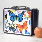 Lunch Box Motif papillon (En situation)