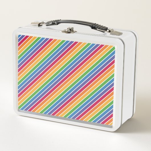 Lunch Box Motif Rainbow Stripes (Devant)