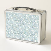 Lunch Box Motif rayé décoratif de feuille (Dos)