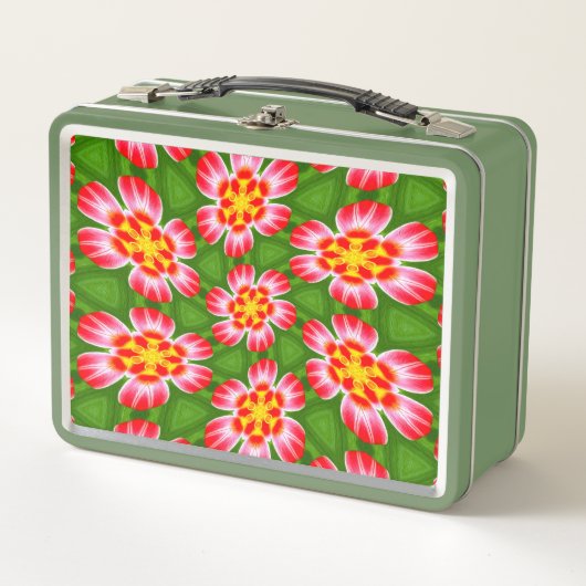 Lunch Box Motif Red Lilies (Devant)