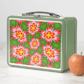 Lunch Box Motif Red Lilies (En situation)
