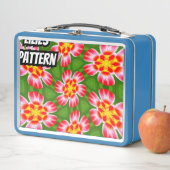 Lunch Box Motif Red Lilies (En situation)