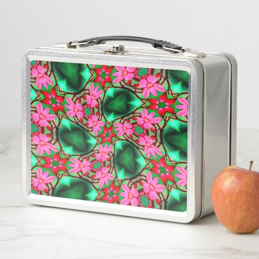 Lunch Box Motif Rose du désert (En situation)