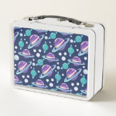Lunch Box Motif spatial, Planètes, Étoiles, Galaxie, Cosmos (Dos)