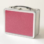 Lunch Box Motif tourbillonnant rose profond texturé (Devant)