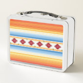 Lunch Box Motif traditionnel de couverture de Serape de (Dos)