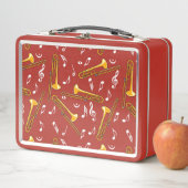 Lunch Box Motif Trombone Music Notes (En situation)