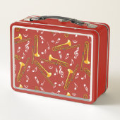 Lunch Box Motif Trombone Music Notes (Dos)