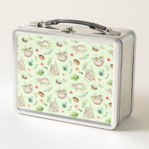 Lunch Box Motif tropical de paresse de noix de coco
