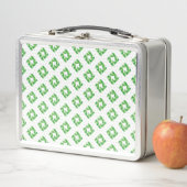 Lunch Box Motif vert de dent de plaid (En situation)