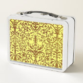 Lunch Box Motif victorien jaune (Dos)