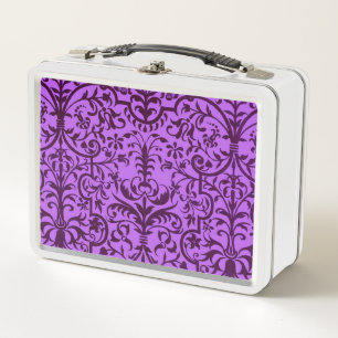 Lunch Box Motif victorien violet