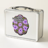 Lunch Box Motifs marguerite violet (Dos)