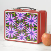 Lunch Box Motifs marguerite violet (En situation)