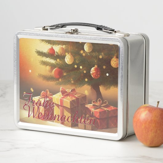 Lunch Box Motiv, mit Geschenken unterm Weihnachtsbaum 37016 (En situation)