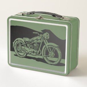 Lunch Box Moto vintage & Montagnes
