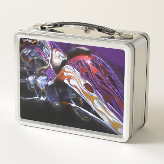 LUNCH BOX MOTOCYCLE CHOPPER TAIL D'UN DRAGON (Dos)