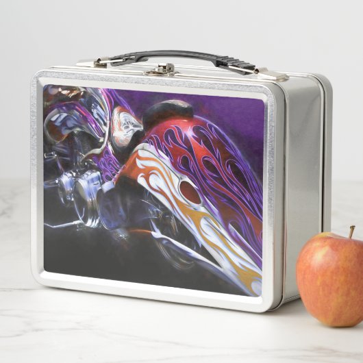 LUNCH BOX MOTOCYCLE CHOPPER TAIL D'UN DRAGON (En situation)