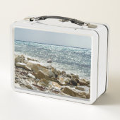 Lunch Box mouette et surf marin (Dos)