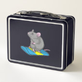 Lunch Box Mouse as Snowboarder (Dos)