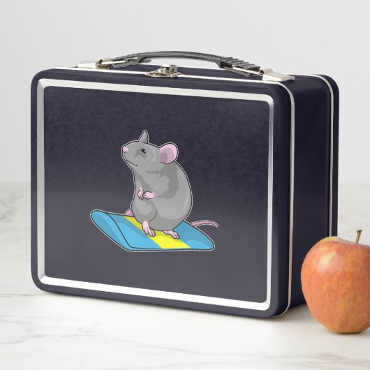 Lunch Box Mouse as Snowboarder (En situation)