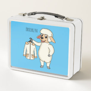 Lunch Box Mouton mignon avec dessin animé de veste