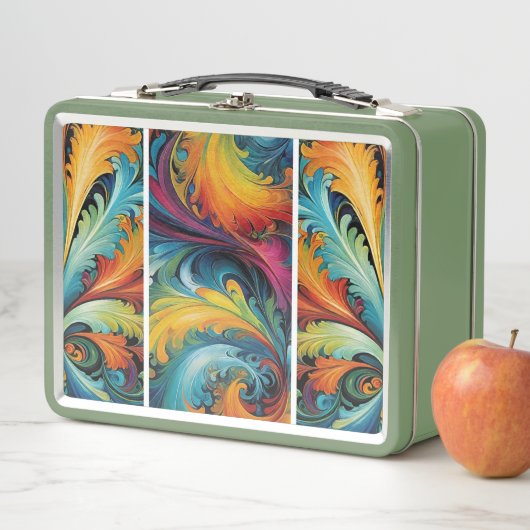 Lunch Box Multi-Abstrait (En situation)