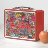 Lunch Box Mur de graffitis urbains (En situation)