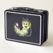 Lunch Box Musique casque Caterpillar (Dos)