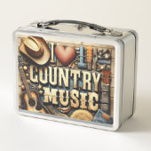 Lunch Box Musique country. (Dos)